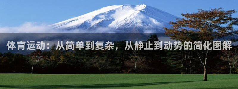 ug环球官网注册：体育运动：从简单到复杂，从静止到动势的简化图解